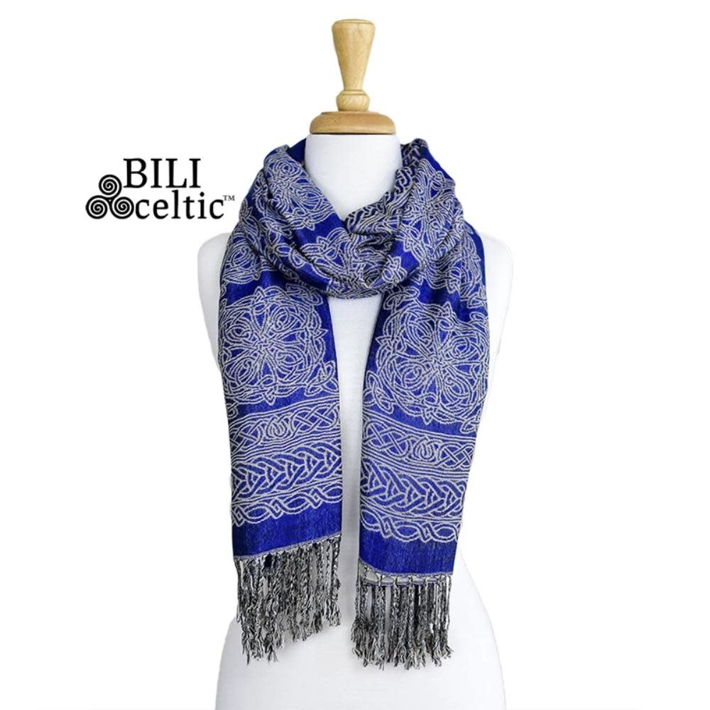 ACCESSORIES PASHMINA STYLE CELTIC KNOT SCARF - Noreen