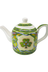 TEAPOTS, MUGS & ACCESSORIES CELTIC WEAVE SHAMROCK TEAPOT