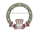 PINS & BROOCHES WOODS - IRISH DANCE CLADDAGH BROOCH