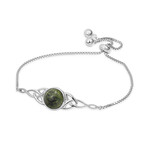 BRACELETS & BANGLES SOLVAR STERLING & CONNEMARA CELTIC SLIDE BRACELET