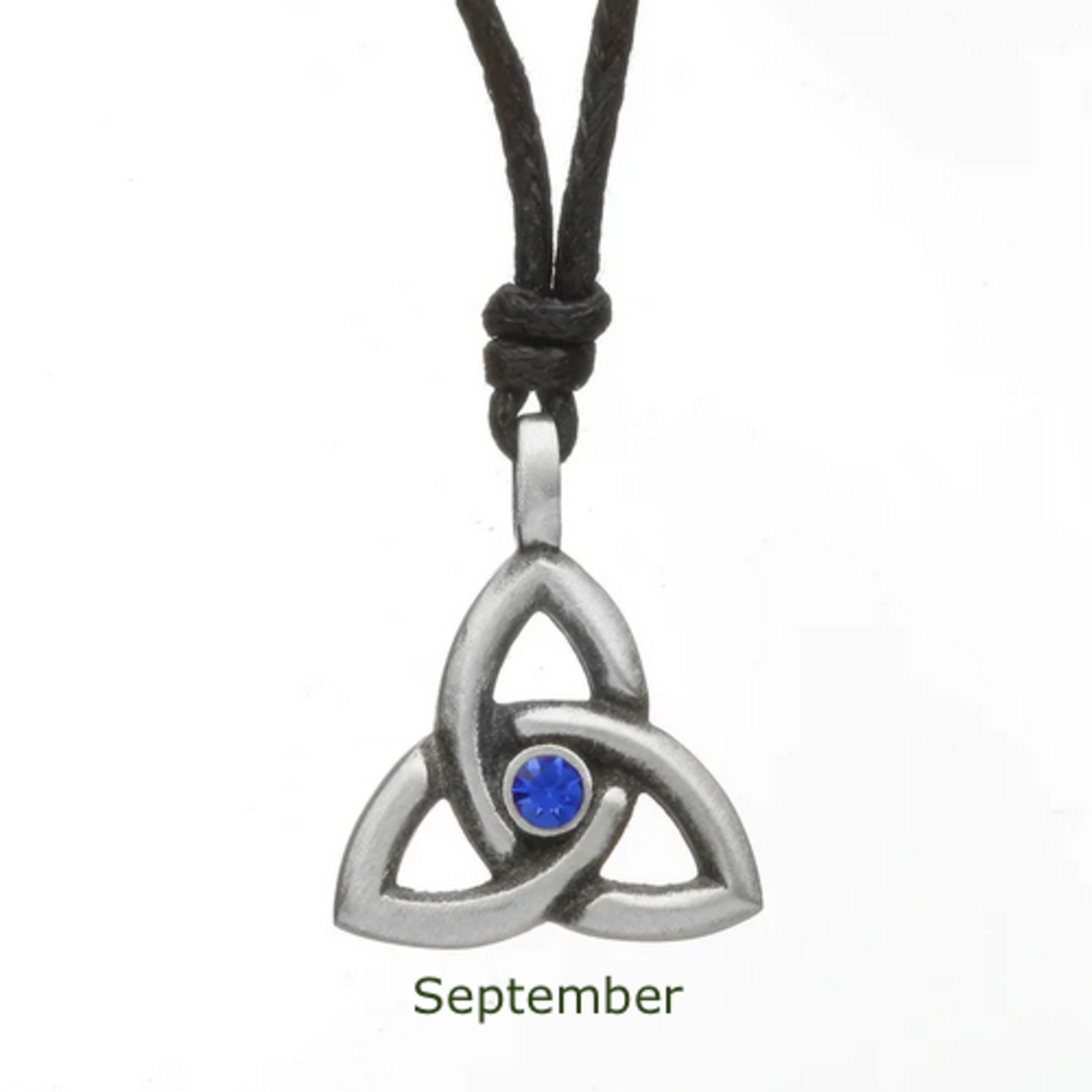PENDANTS & NECKLACES WOODS- TRINITY BIRTHSTONE PENDANT