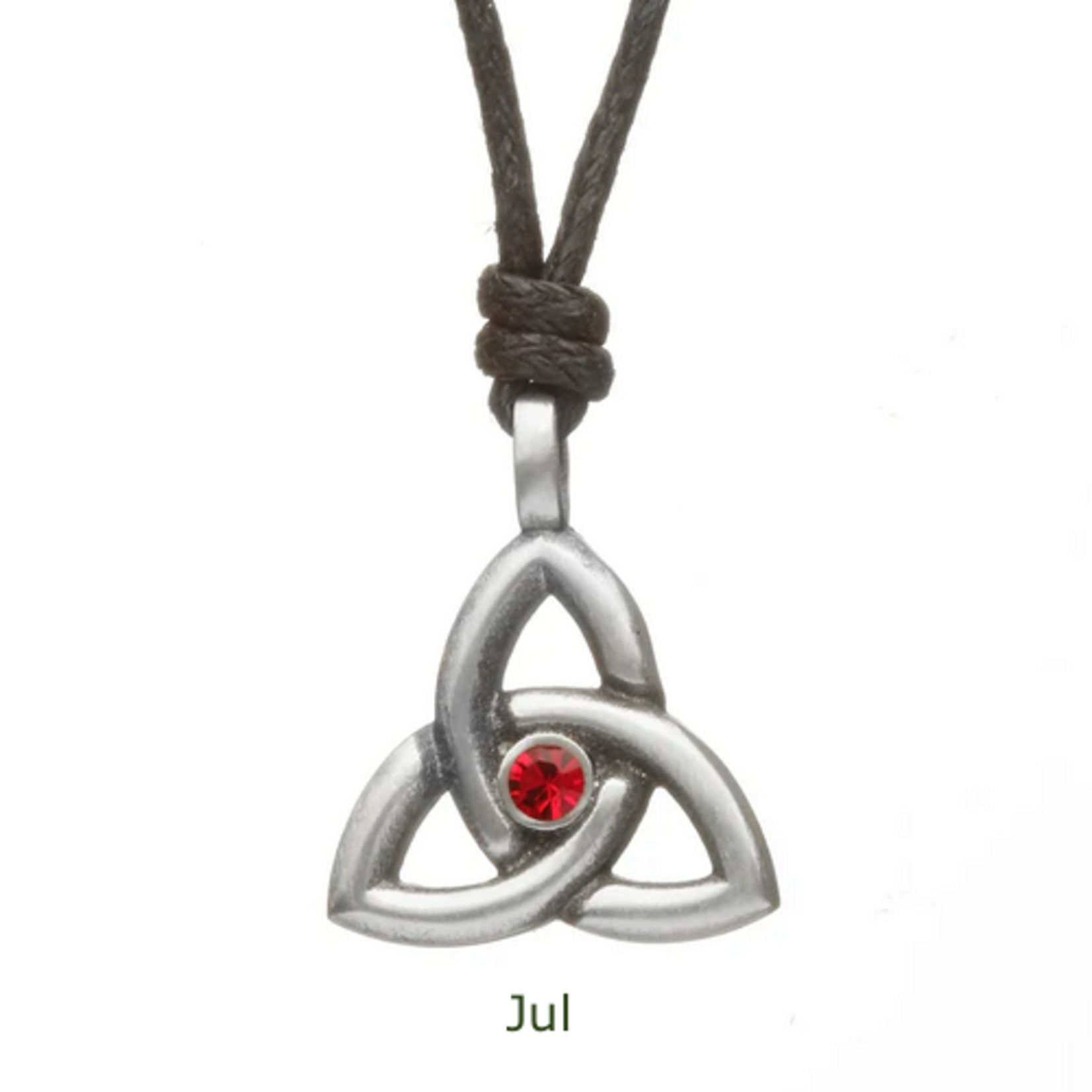 PENDANTS & NECKLACES WOODS- TRINITY BIRTHSTONE PENDANT