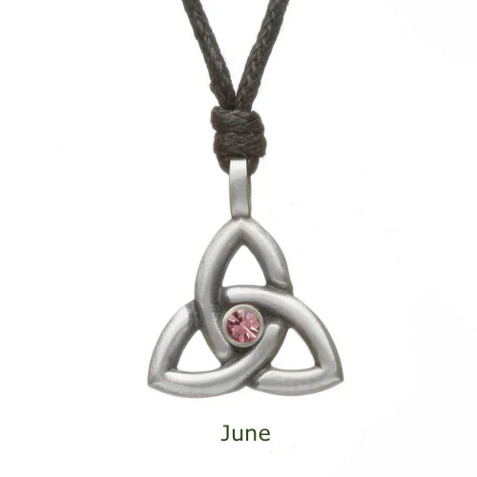 PENDANTS & NECKLACES WOODS- TRINITY BIRTHSTONE PENDANT