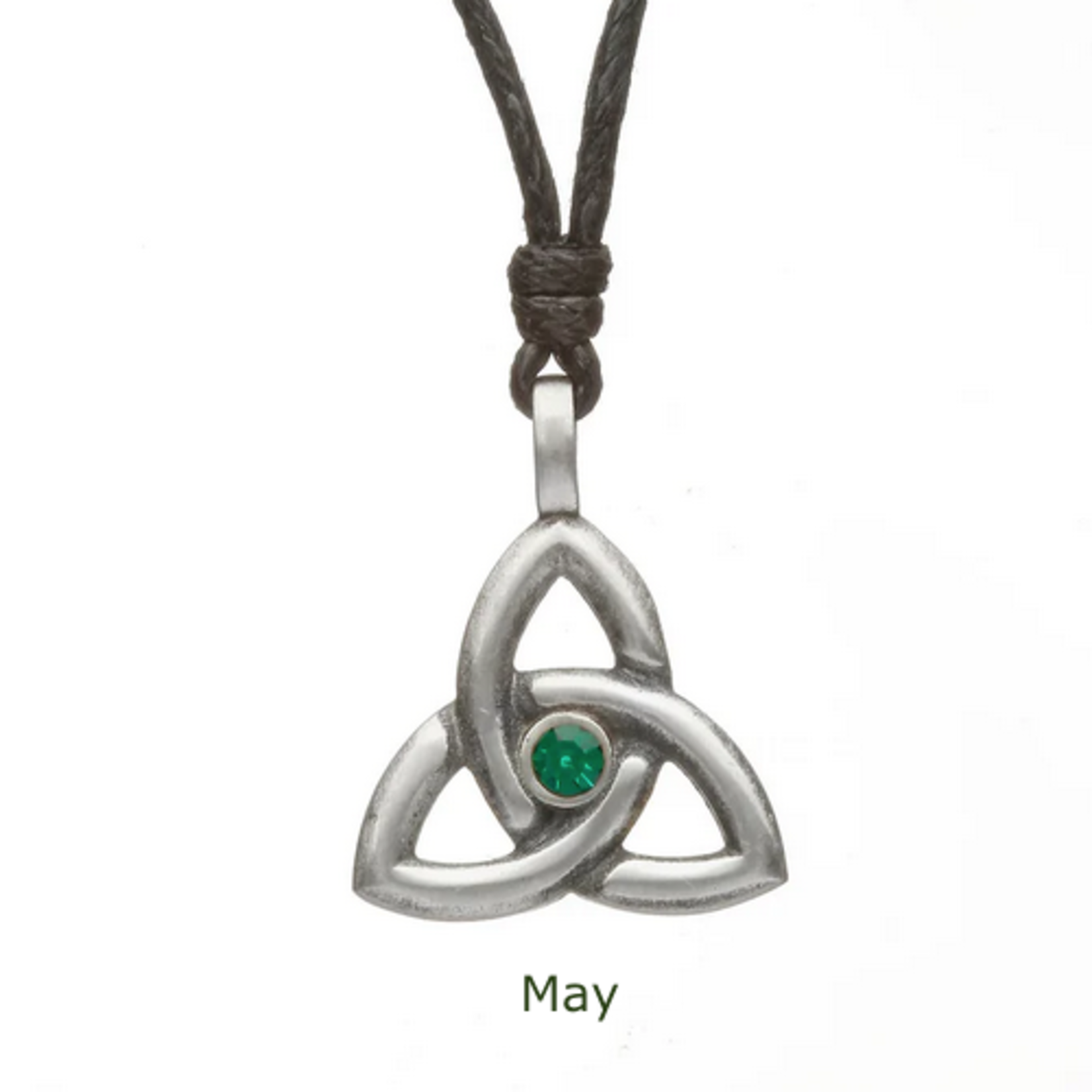 PENDANTS & NECKLACES WOODS- TRINITY BIRTHSTONE PENDANT