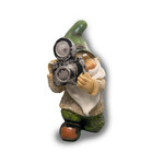 GARDEN "SAY CHEESE" SOLAR GARDEN LEPRECHAUN