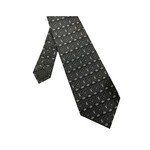 ACCESSORIES BOOK of KELLS SILK TIE - Black/Silver