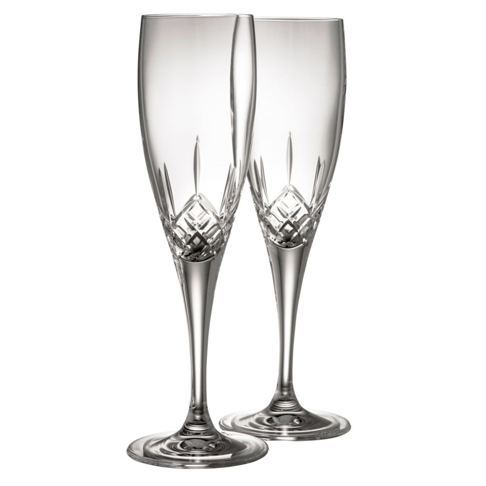 WEDDING FLUTES GALWAY CRYSTAL FLUTE PAIR - Longford