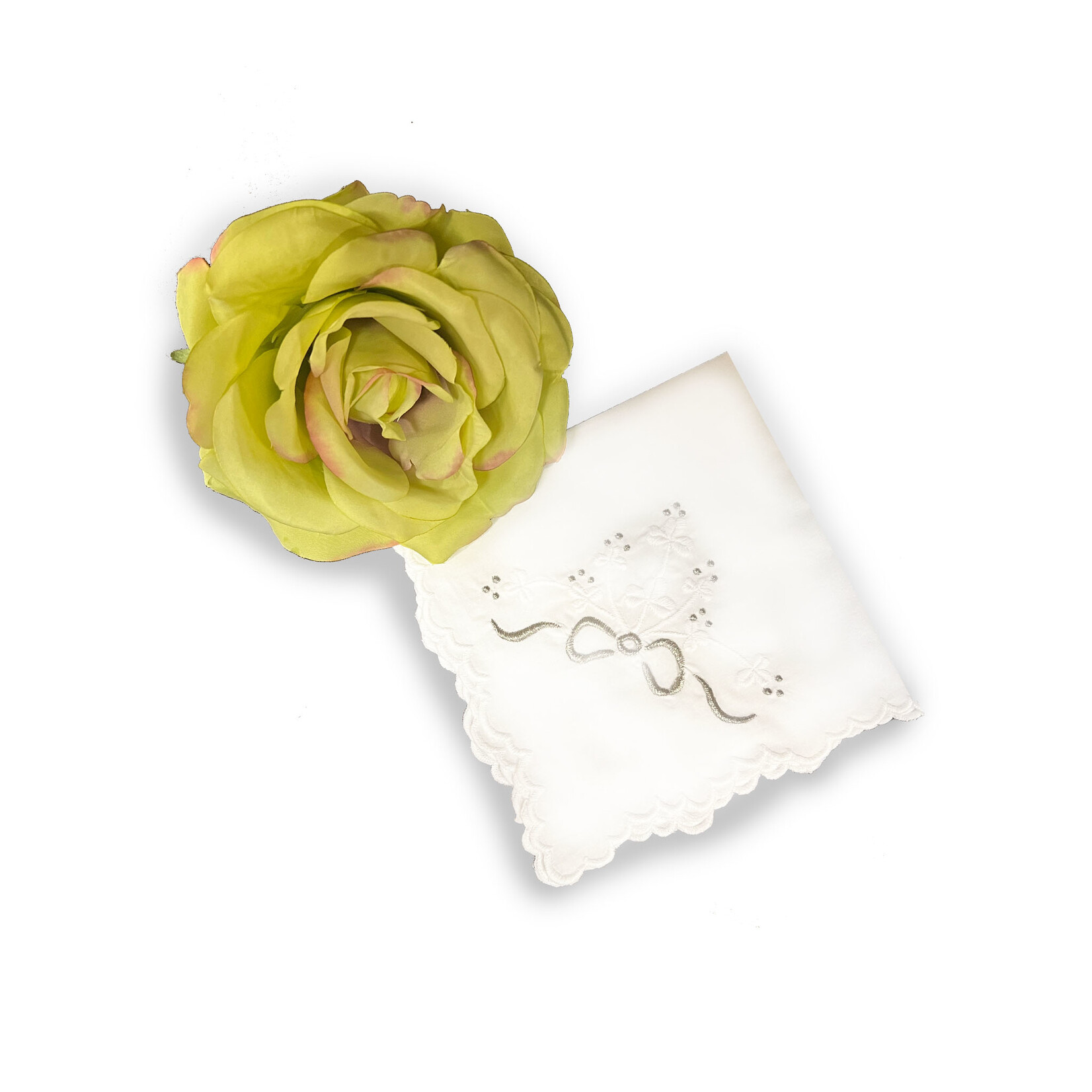 WEDDING SHAMROCK HANKIE