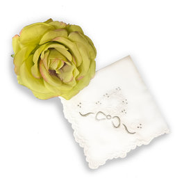 WEDDING SHAMROCK HANKIE