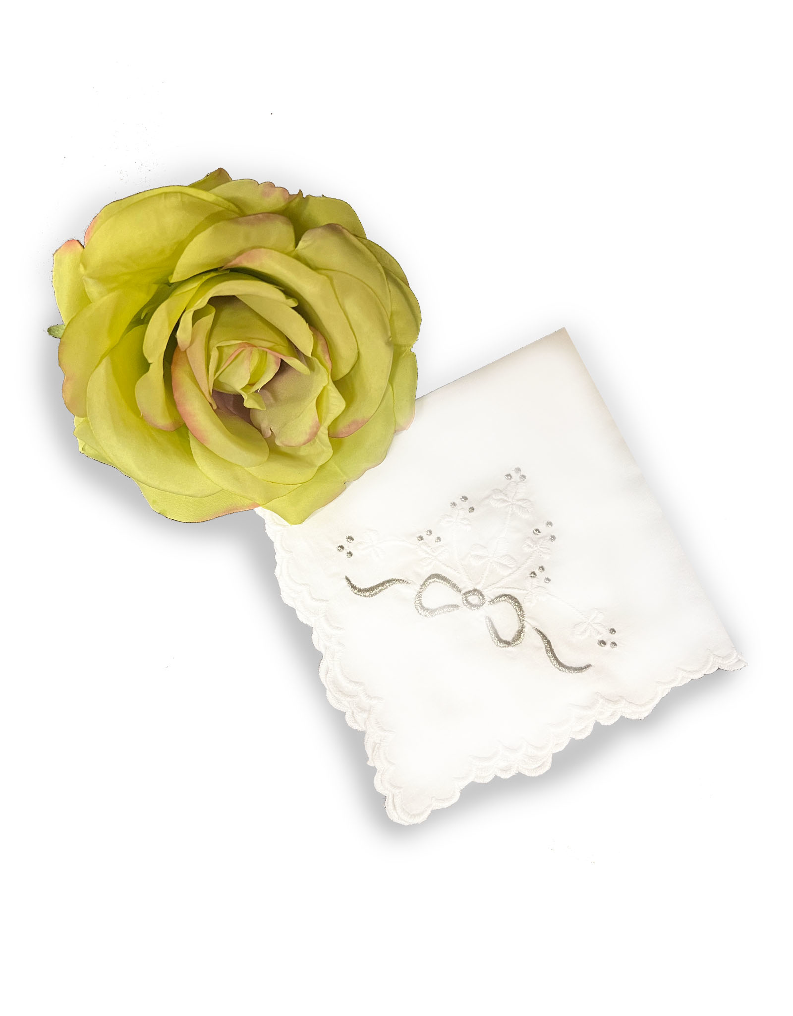 WEDDING SHAMROCK HANKIE