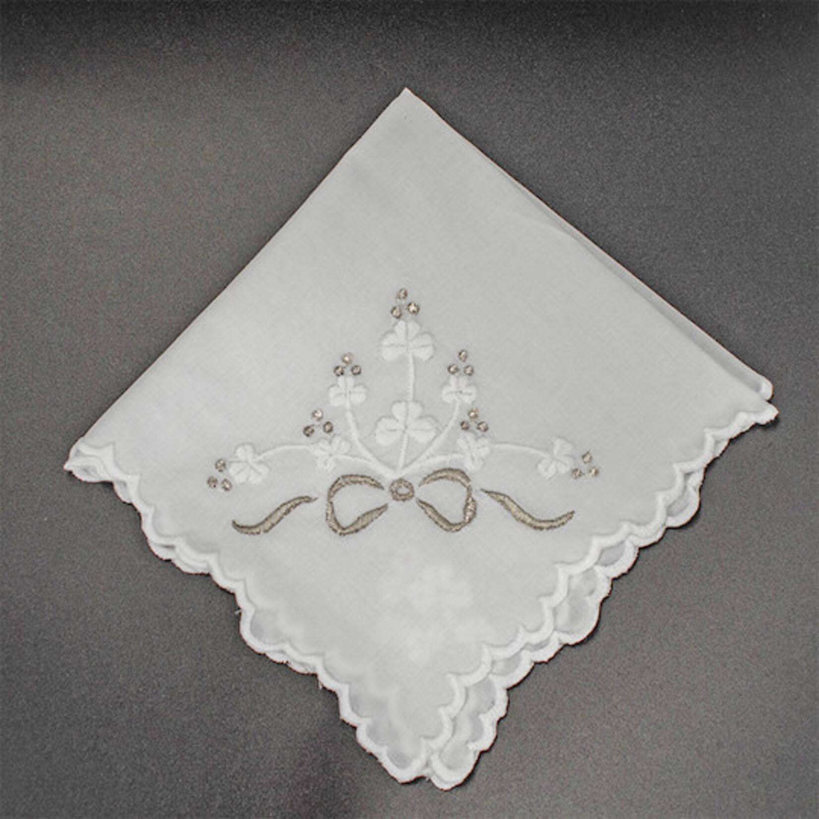 WEDDING SHAMROCK HANKIE