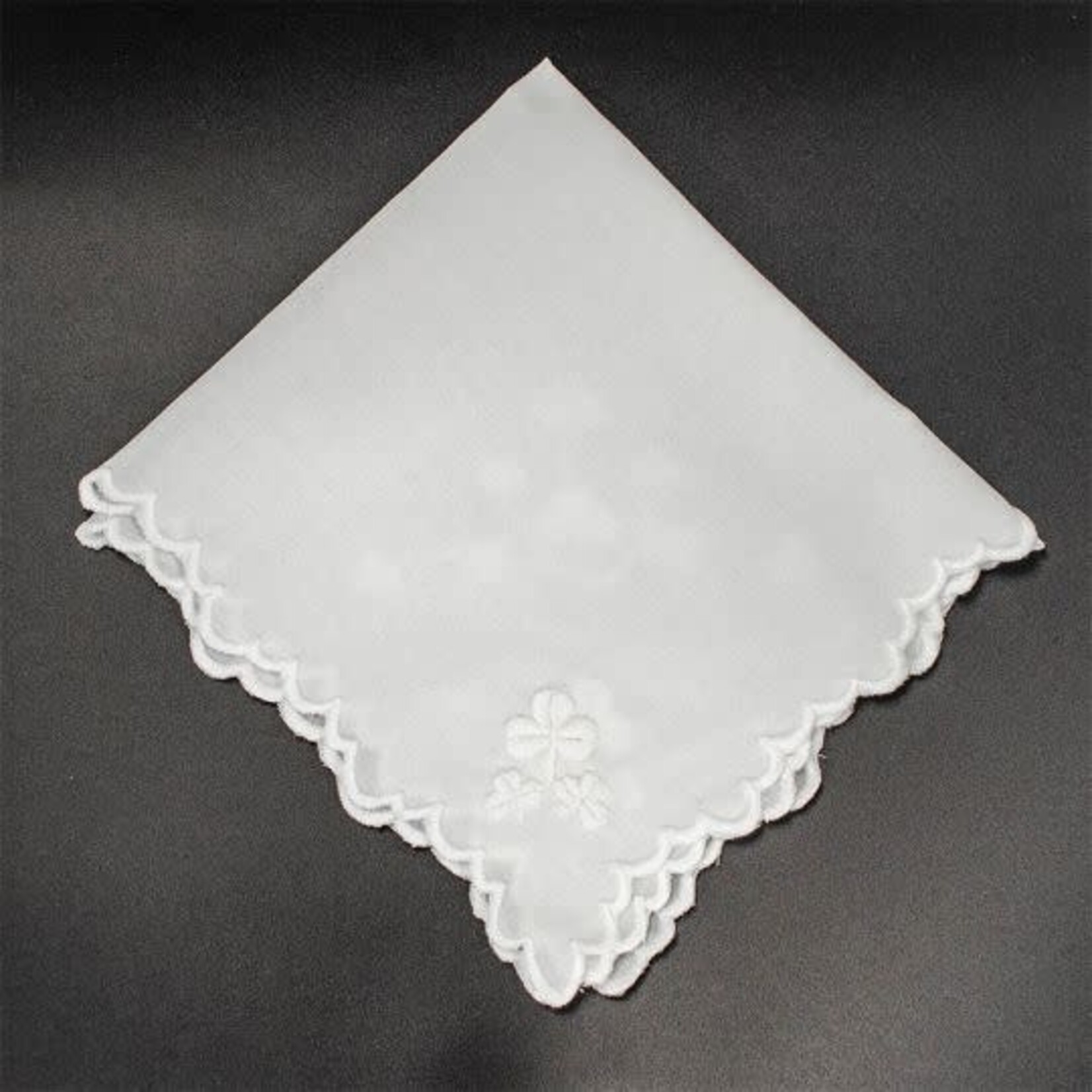 WEDDING SHAMROCK HANKIE