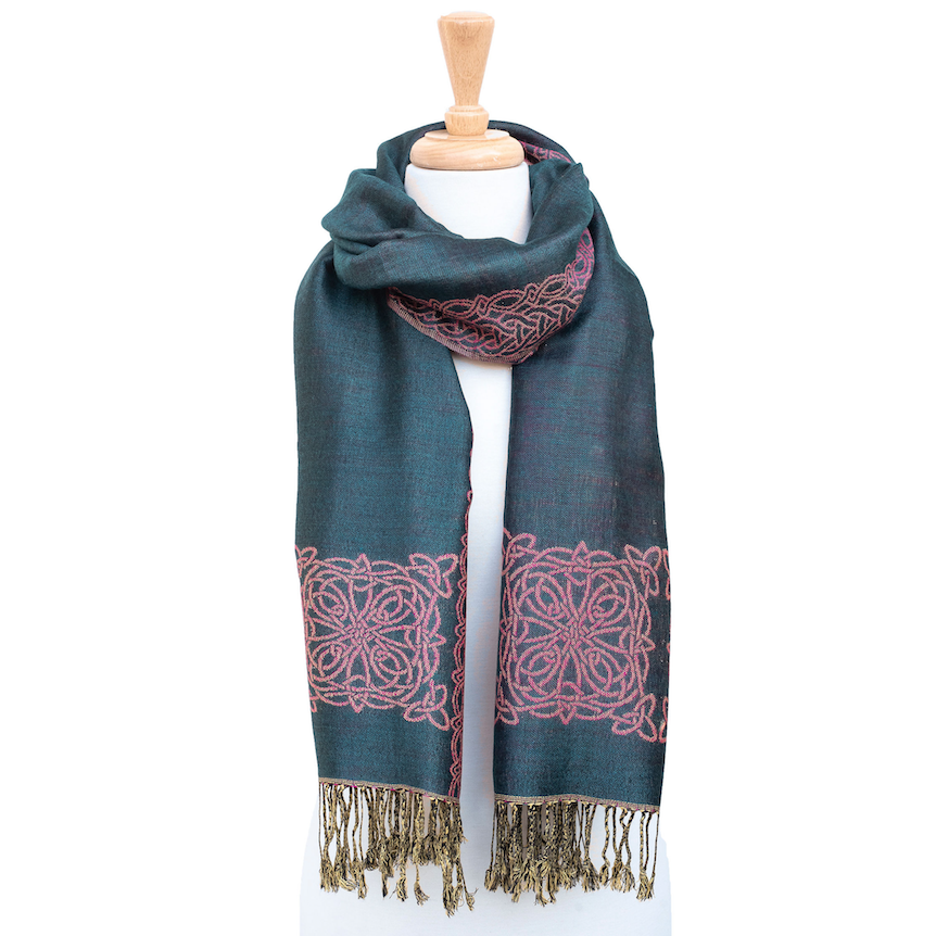 ACCESSORIES PASHMINA STYLE CELTIC KNOT SCARF - Mary