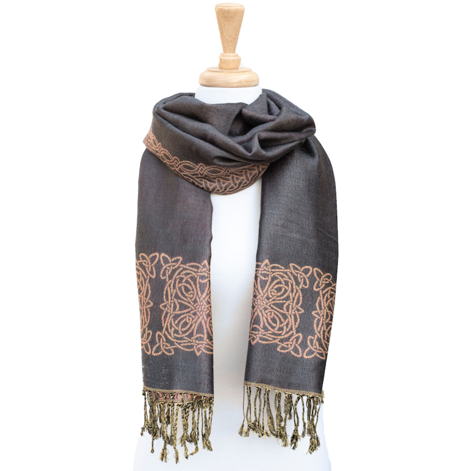 ACCESSORIES PASHMINA STYLE CELTIC KNOT SCARF - Mary