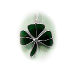 STAINED GLASS WEE GLASS SHAMROCK