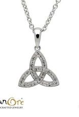 PENDANTS & NECKLACES SHANORE SM STERLING TRINITY PENDANT w CRYSTALS