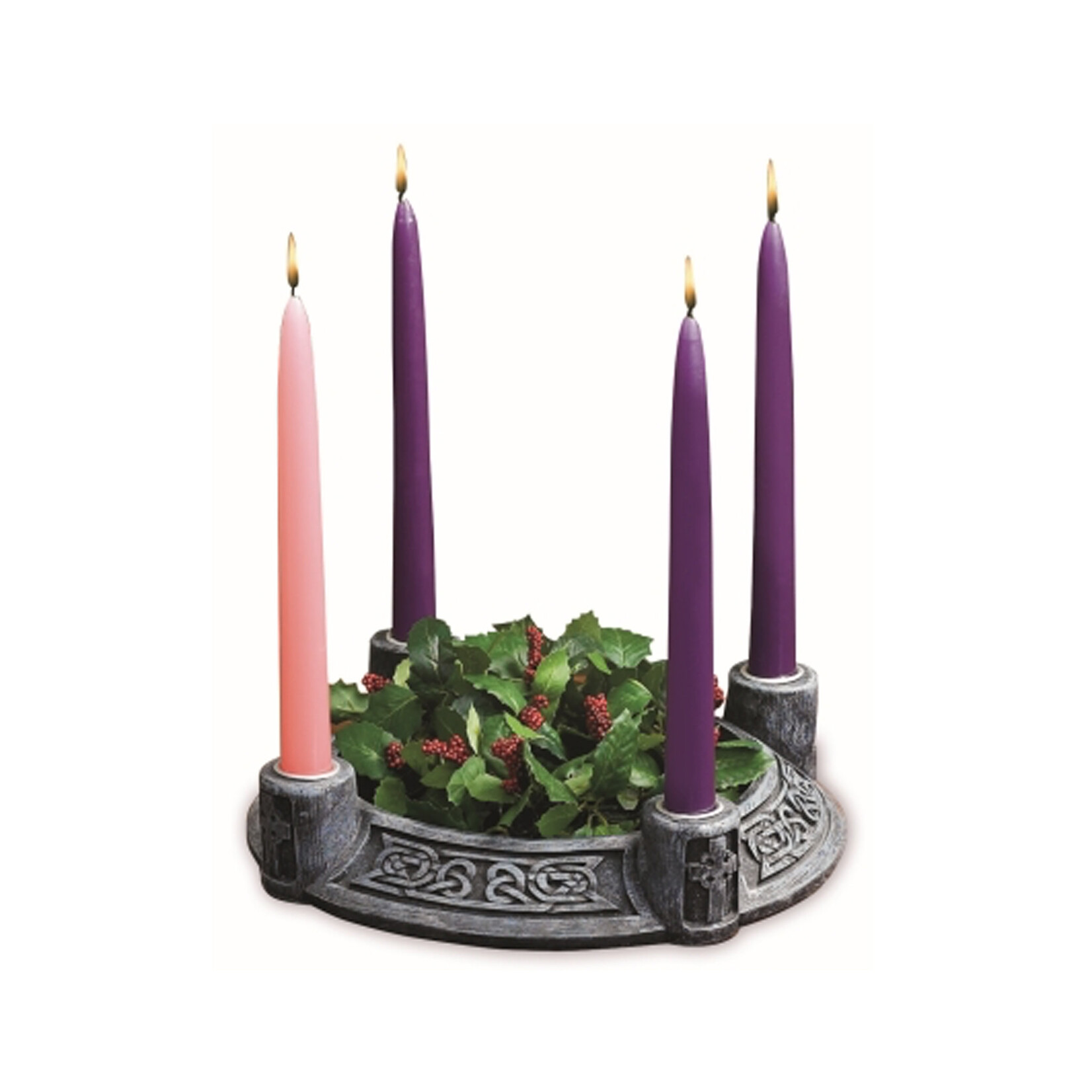 RELIGIOUS CELTIC KNOTS ADVENT WREATH