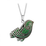 PENDANTS & NECKLACES SOLVAR BOOK of KELLS CELTIC BIRD PENDANT