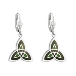 EARRINGS SOLVAR BOOK of KELLS GRN TRINITY EARRINGS