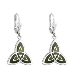 EARRINGS SOLVAR BOOK of KELLS GRN TRINITY EARRINGS