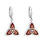 EARRINGS SOLVAR BOOK of KELLS RED TRINITY EARRINGS