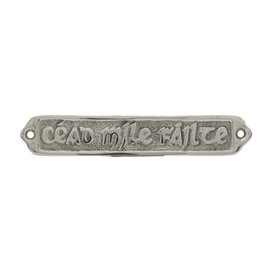 DECOR "CEAD MILE FAILTE" SML METAL PLAQUE