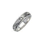 RINGS CLEARANCE - FADO STERLING CLADDAGH SPINNER RING - FINAL SALE