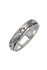 RINGS CLEARANCE - FADO STERLING CLADDAGH SPINNER RING - FINAL SALE