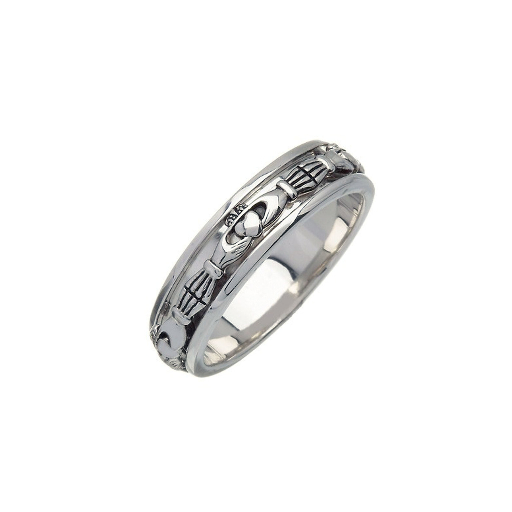 RINGS CLEARANCE - FADO STERLING CLADDAGH SPINNER RING - FINAL SALE