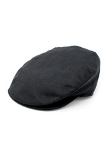 CAPS & HATS VINTAGE LINEN HANNA HAT - Black