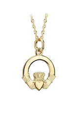 PENDANTS & NECKLACES SOLVAR 10K SML CLADDAGH PENDANT