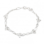 BRACELETS & BANGLES SOLVAR STERLING TRINITY LINK BRACELET
