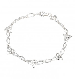 BRACELETS & BANGLES SOLVAR STERLING TRINITY LINK BRACELET