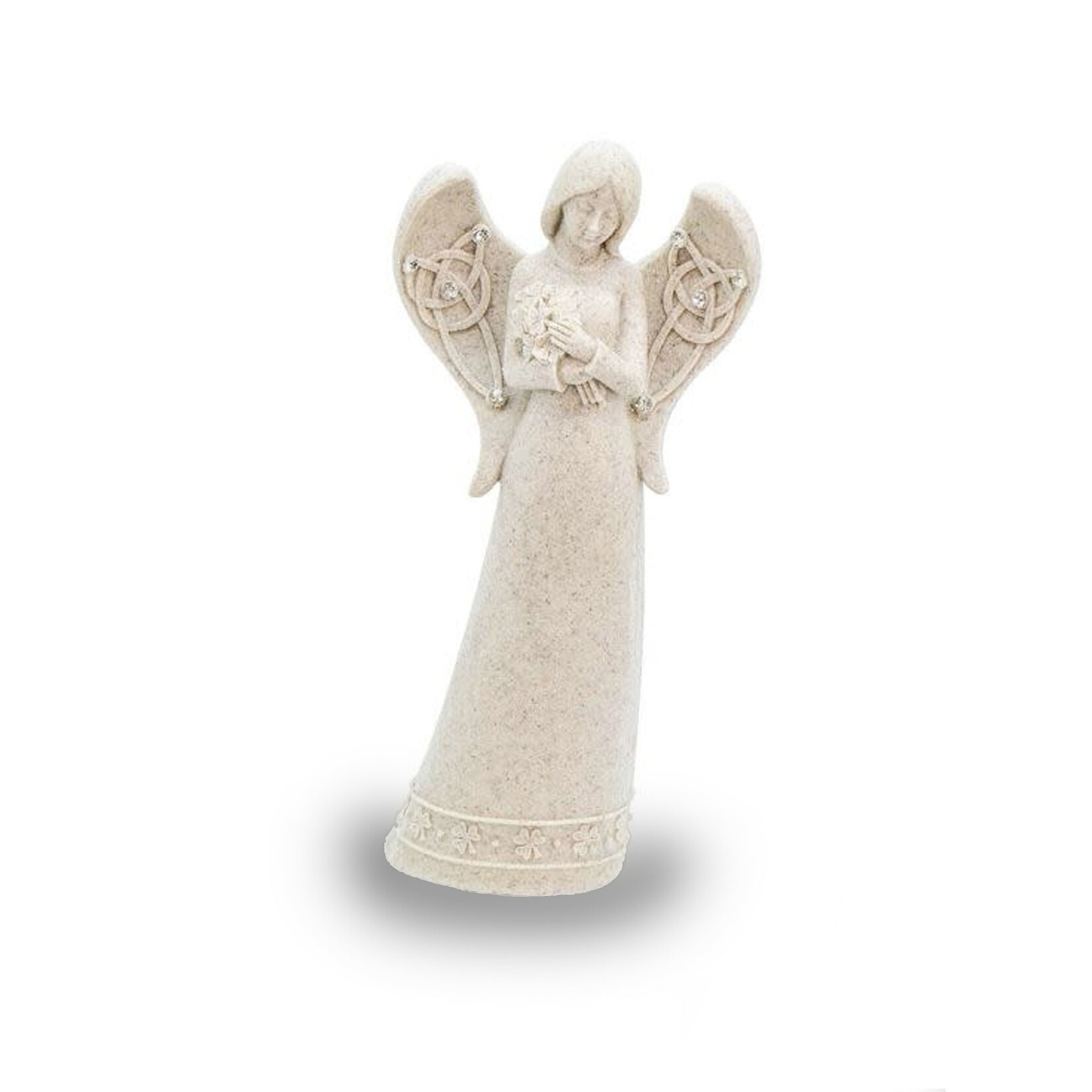 ANGELS CELTIC ANGEL w SHAMROCK BOUQUET