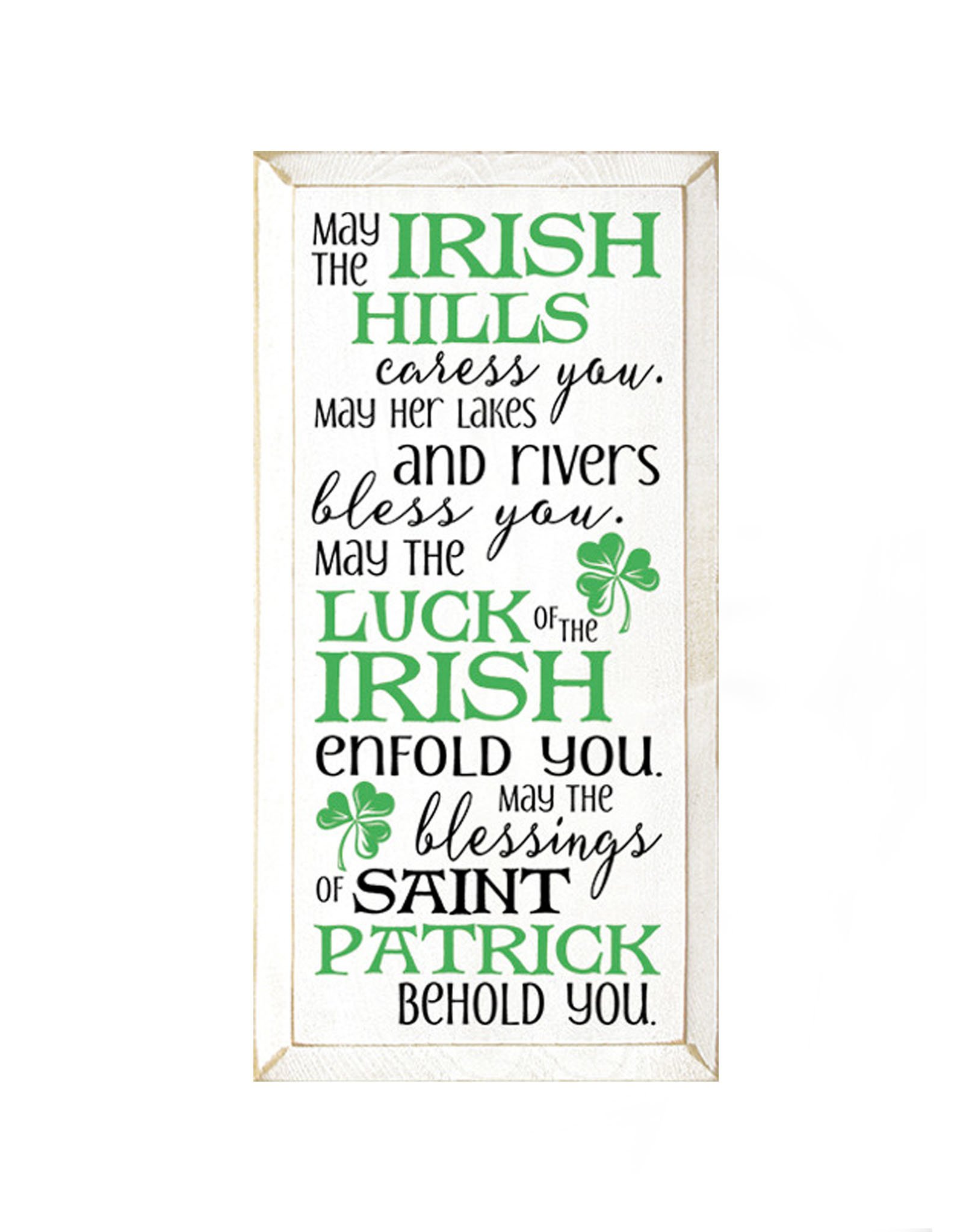 PLAQUES, SIGNS & POSTERS 'MAY THE IRISH HILLS' SIGN