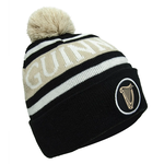 ACCESSORIES GUINNESS BLACK & WHITE BEANIE with POM POM