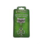 ACCESSORIES CONNEMARA MARBLE SHAMROCK SCARF RING