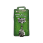 ACCESSORIES CONNEMARA MARBLE SHAMROCK TEARDROP SCARF RING