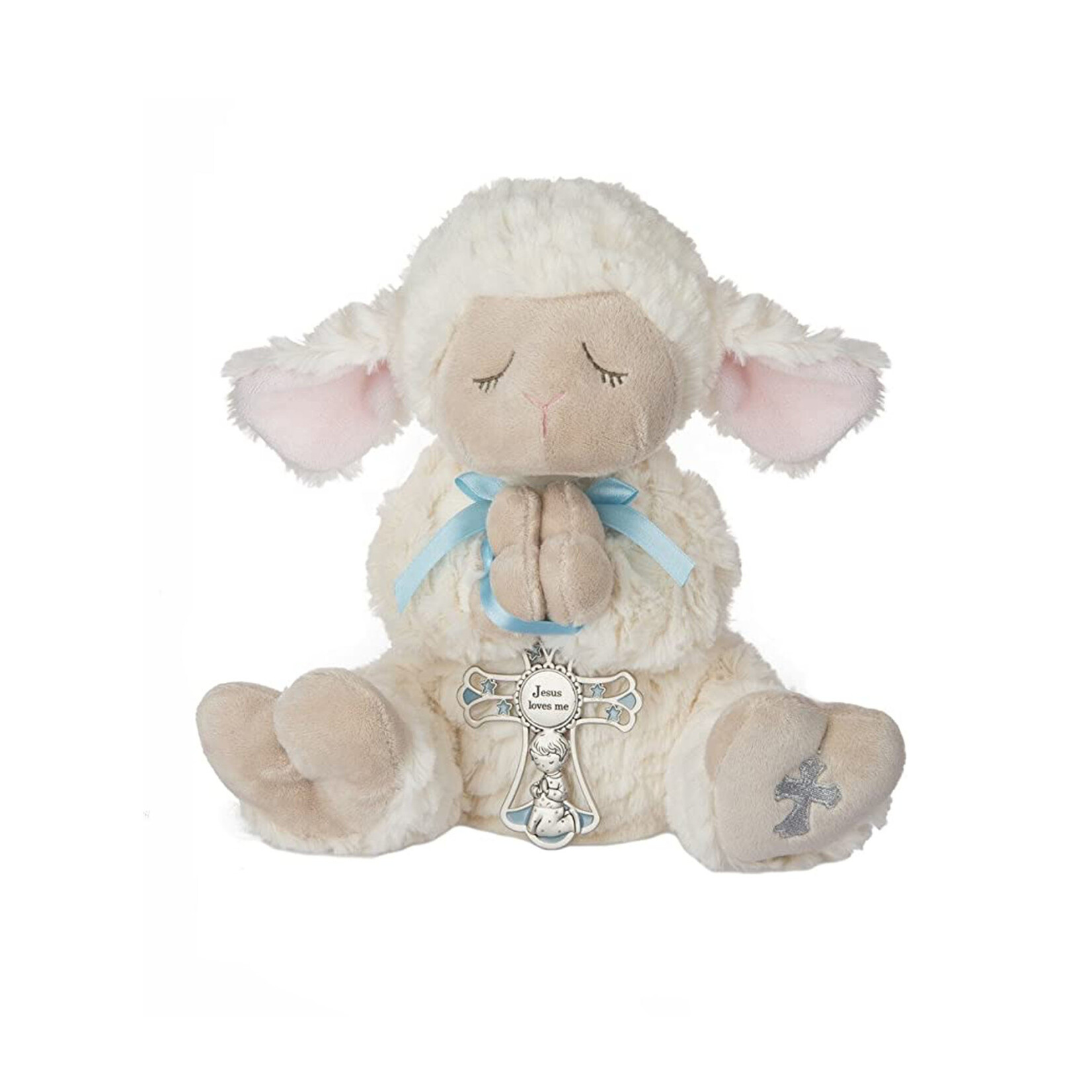 RELIGIOUS LAMB PLUSH with CRIB MEDAL