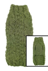 Green Cable Knit Dog Sweater by Bee & Willow Home