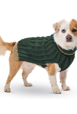CLASSIC CABLE DOG SWEATER - Green