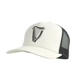 CAPS & HATS GUINNESS PREMIUM Beige & Black TRUCKER CAP