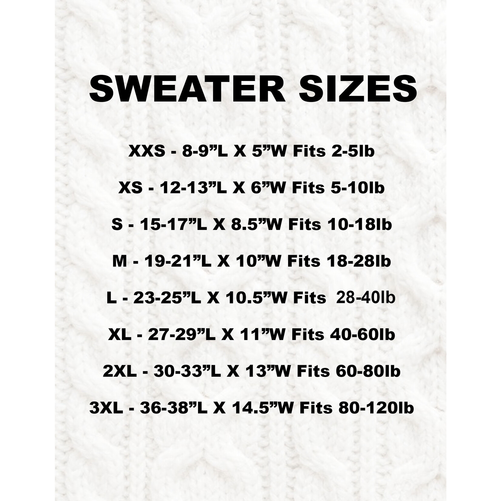 MISC PETS CHILLY CABLE KNIT DOG SWEATER - Natural