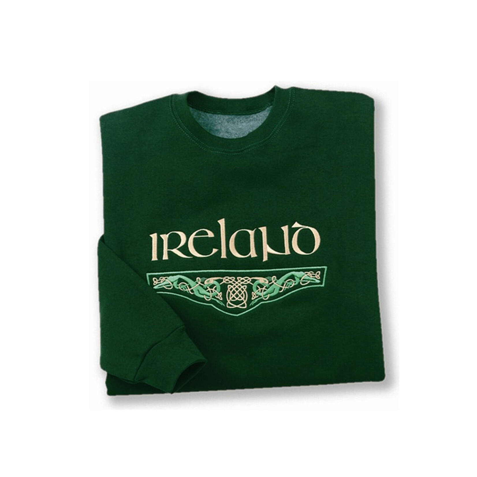 SWEATSHIRTS EMBROIDERED IRELAND SWEATSHIRT w CELTIC KNOT