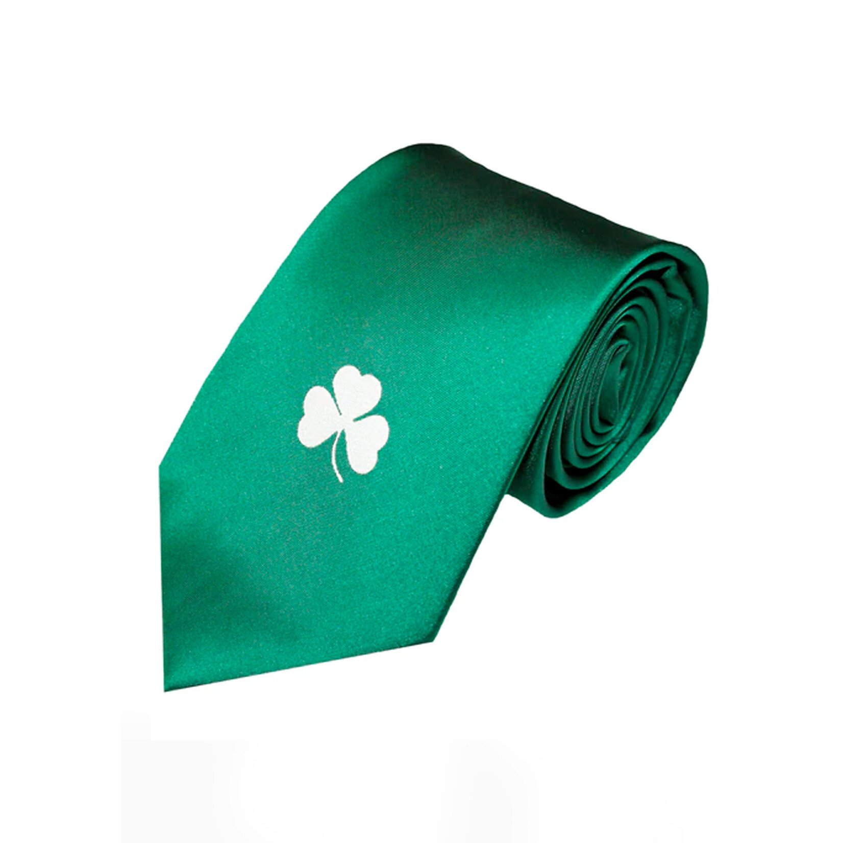 ACCESSORIES DONEGAL BAY TIE - Irish Solid Green Shamrock