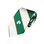 ACCESSORIES DONEGAL BAY NECK TIE - Irish Stripe Shamrock