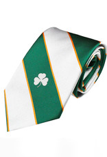 ACCESSORIES DONEGAL BAY TIE - Irish Stripe Shamrock