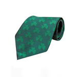 ACCESSORIES DONEGAL BAY NECK TIE - Irish Green ToT Shamrock