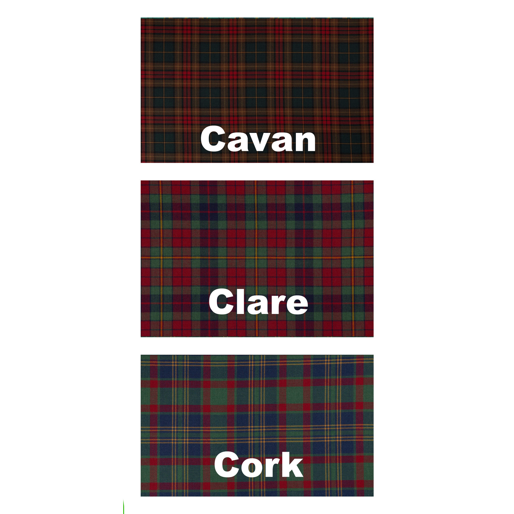 ACCESSORIES IRELAND COUNTY TARTANS - Neck Ties