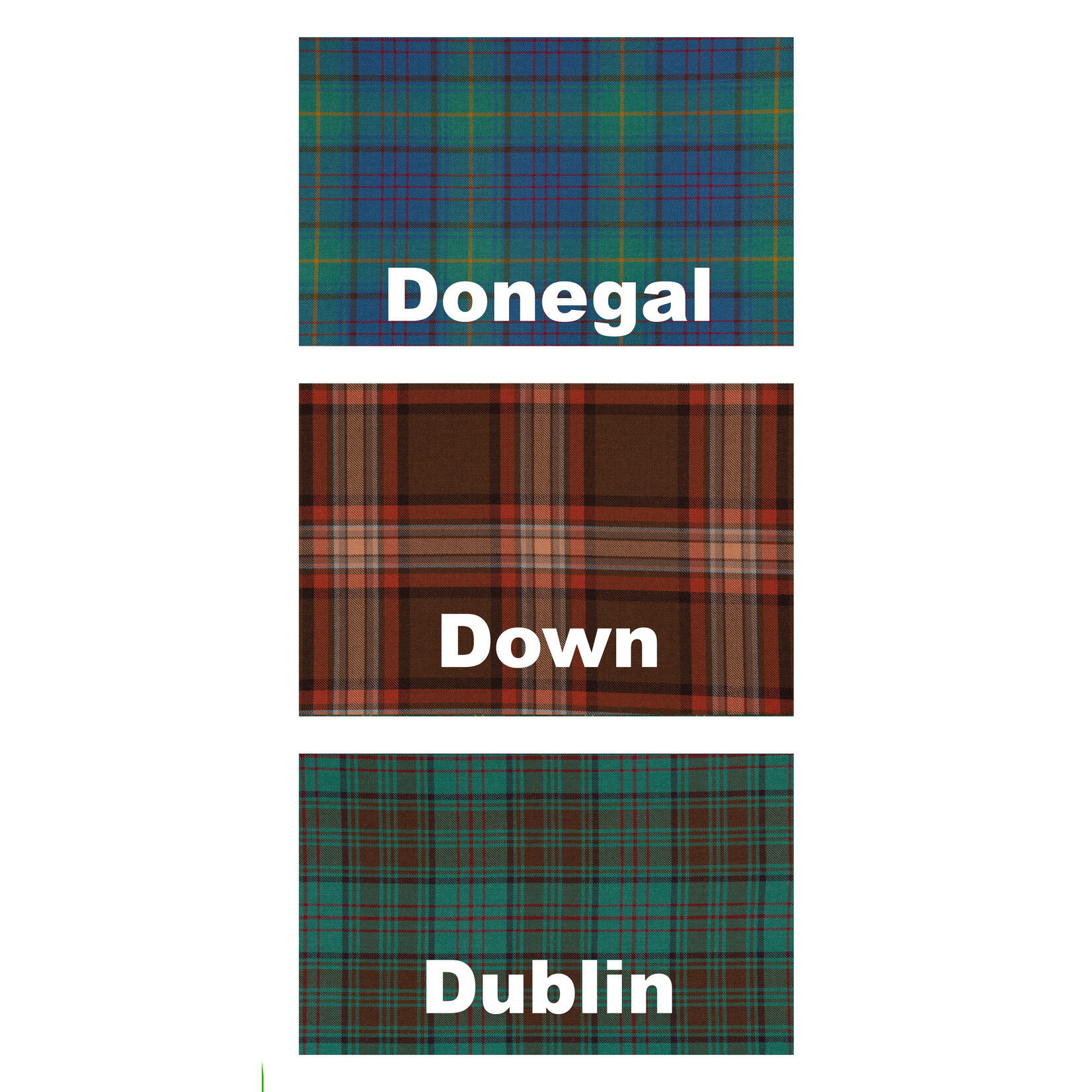 ACCESSORIES IRELAND COUNTY TARTANS - Lambswool Scarf